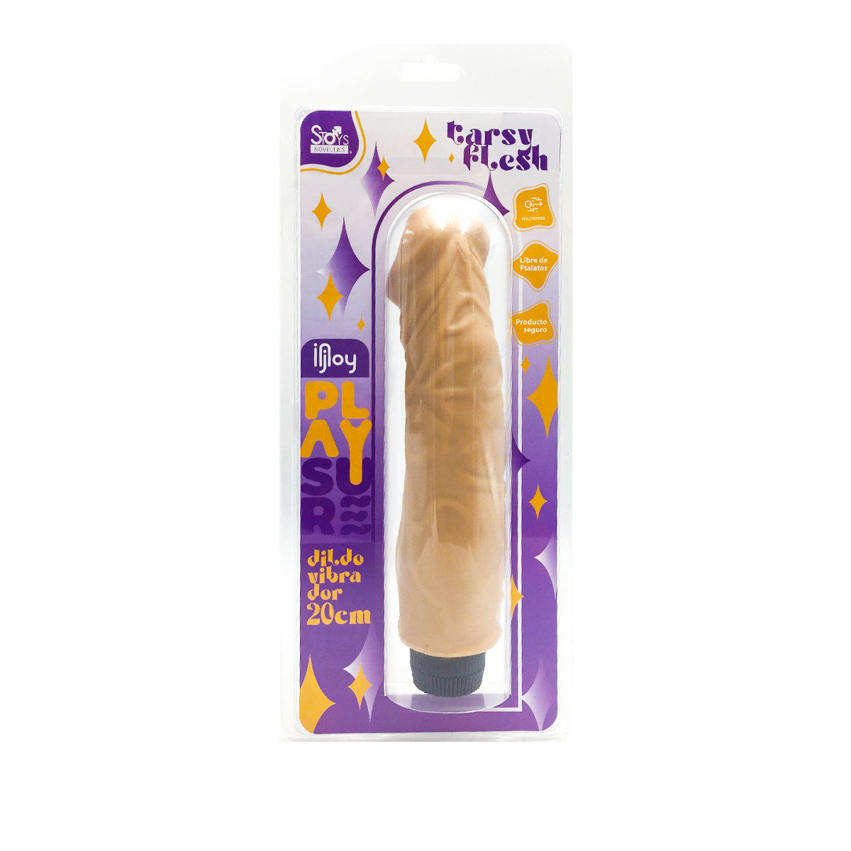 INJOY - VIBRADOR PLAYSURE - TARSY 20 CM - FLESH