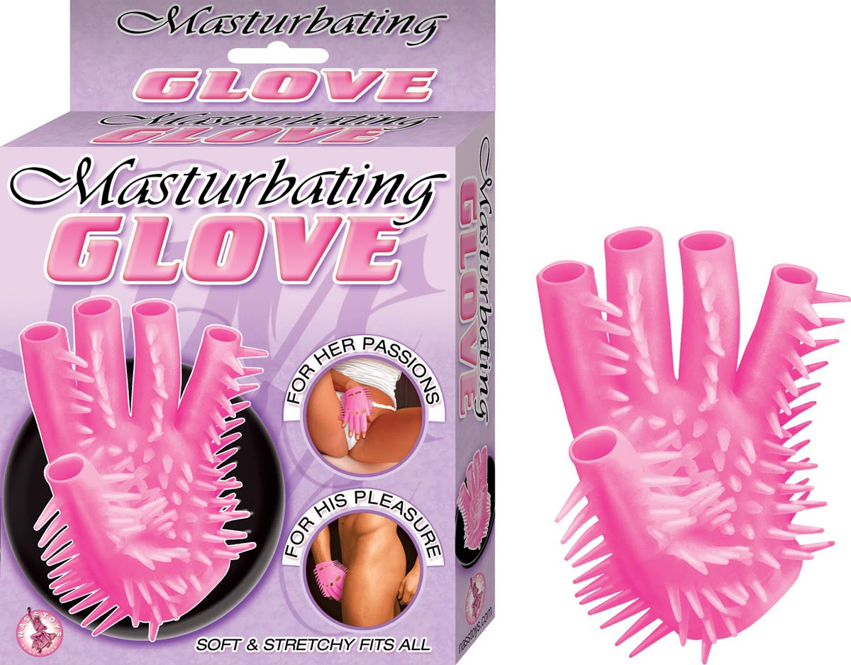 MASTURBATORING GLOVE - PINK