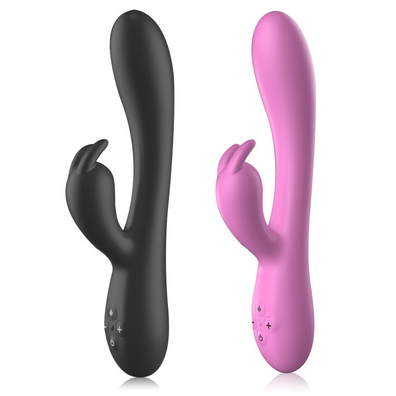 Vibrador Conejo Rosa De Doble Motor